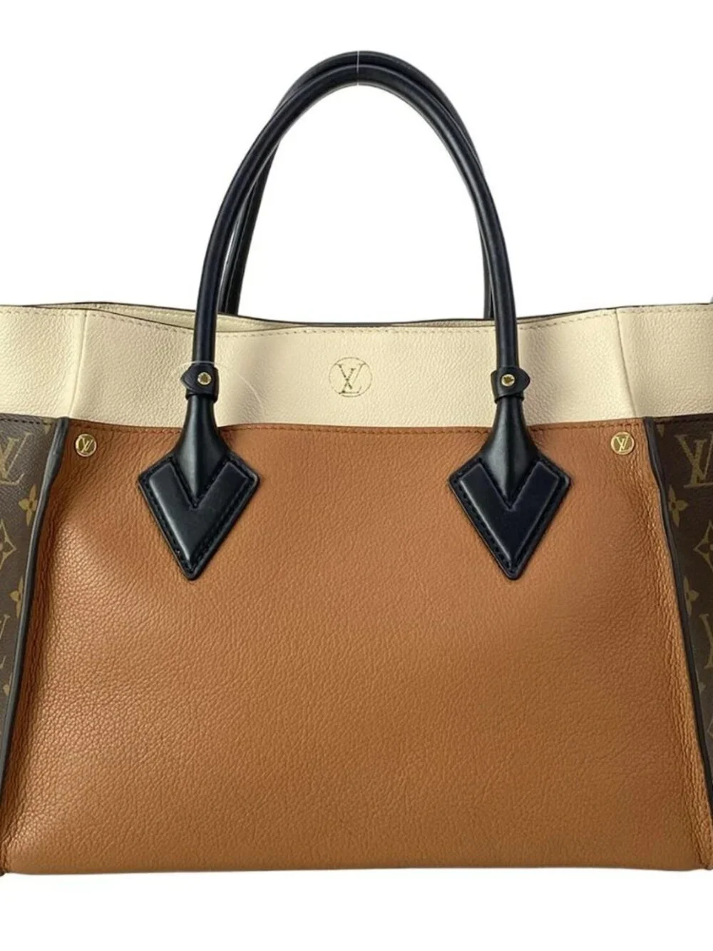 LOUIS VUITTON On My Side MM M59645 Chataigne Monogram RFID : confirmed Tote Bag - Picture 3 of 16